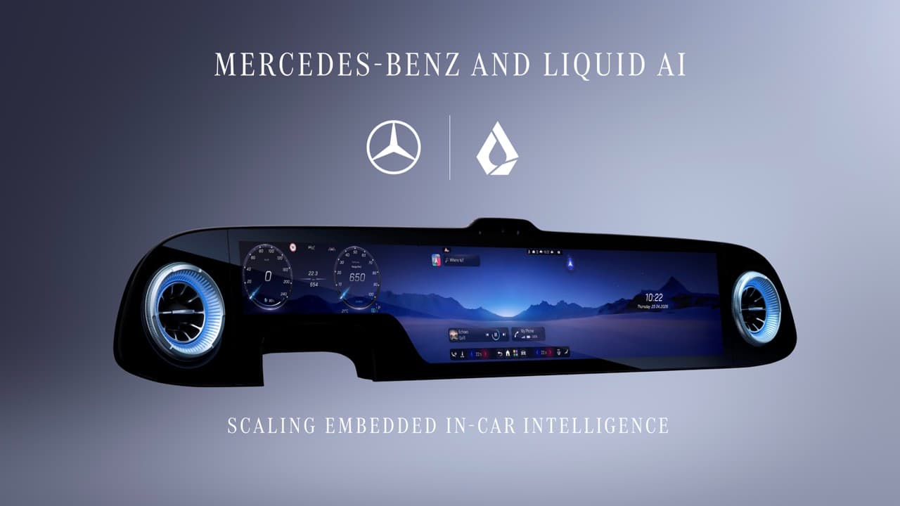 Liquid AI and Mercedes-Benz partner to scale embedded in-car intelligence